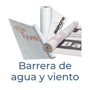 Barrera de agua y viento